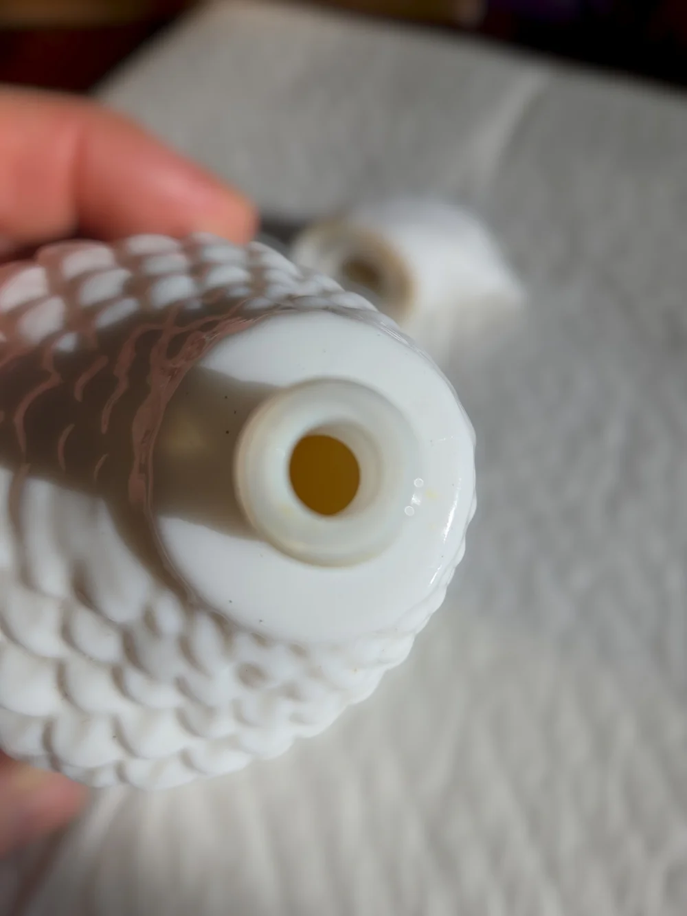 Vintage Avon The Partridge With Original Box - Milk Glass